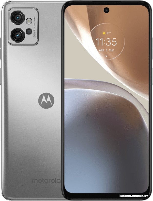 Motorola Moto G32 4GB/64GB (атласное серебро) телефон купить в Минске