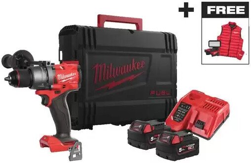 

Ударная дрель-шуруповерт Milwaukee M18 FPD3MC-502X 4933499451 (с 2-мя АКБ, кейс)