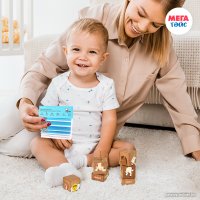 Кубики Mega Toys Кубики на оси Домашние животные 15204