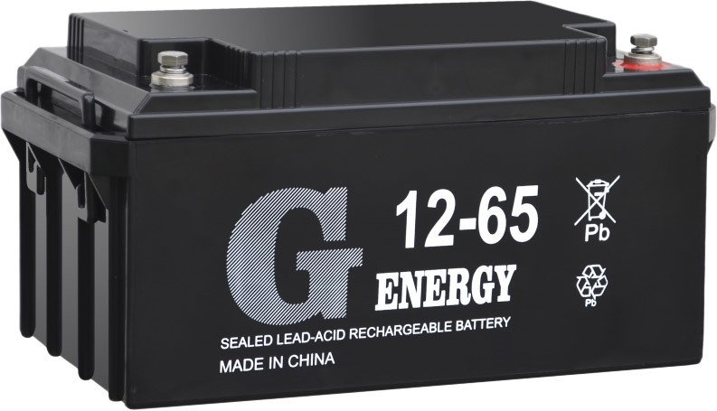 

Аккумулятор для ИБП G-Energy 12-65 (12В/65 А·ч)