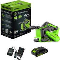 Ленточная шлифмашина Greenworks G24BS 3100607CUA (с 1-им АКБ)