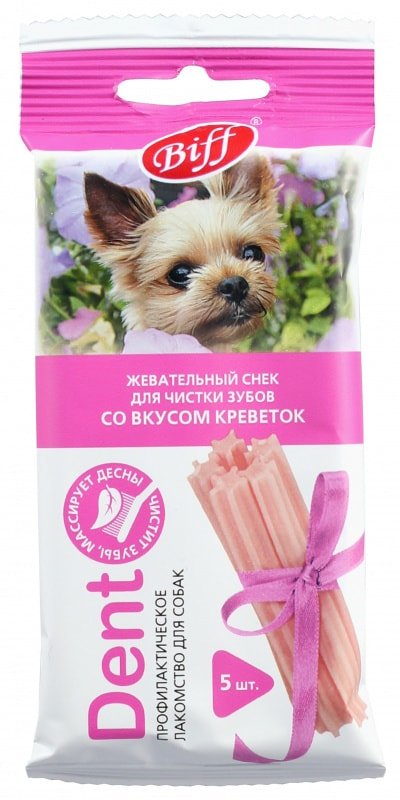 

Лакомство для собак TiTBiT Dent со вкусом креветок для мелких пород (1 шт)