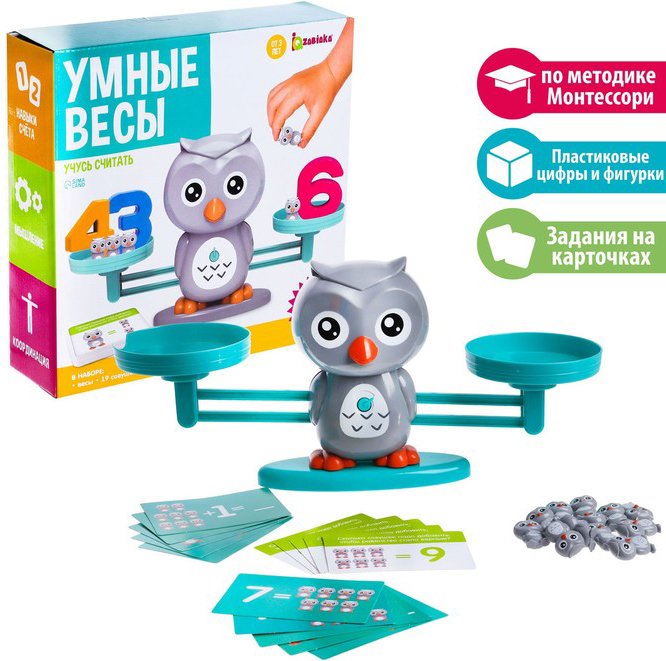 

Развивающая игра Zabiaka Умные весы. Учусь считать 6905686