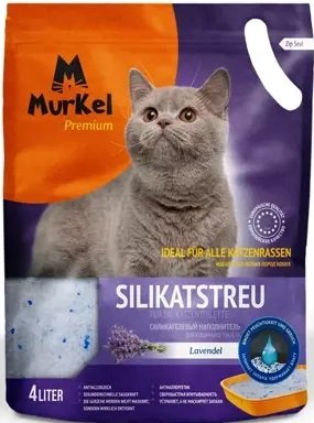 

Наполнитель для туалета MurKel Силикагелевый 4л (лаванда)