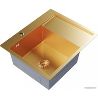 Кухонная мойка Mixline Pro 552924 (золото, с сифоном)