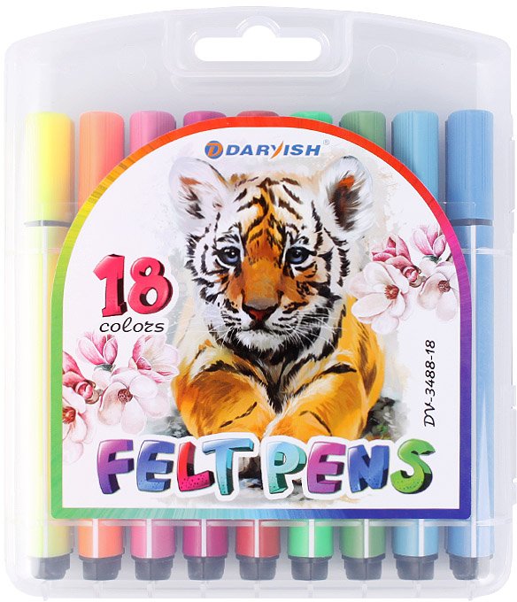 

Фломастеры Darvish DV-3488-18 (18 шт)