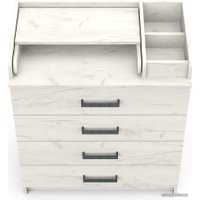 Детский комод Атон Мебель Marvin (дуб крафт белый)