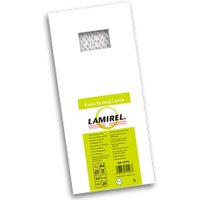 Пластиковая пружина для переплета Lamirel 25 мм 25 шт (белый) LA-78772