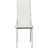 Стул ВВР Оскар (белый/белый, экокожа)