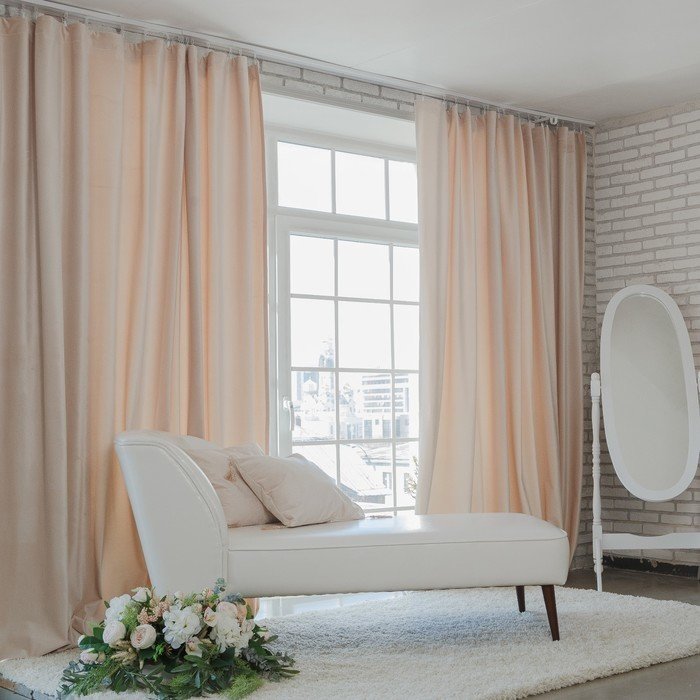 

Штора Этель Ренессанс 2902361 170x270 (бежевый, 1 шт)