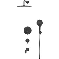 Душевая система  Whitecross Y YSET07TOPBL (черный матовый)