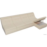 Модульный диван Лига диванов Холидей люкс 105572 (экокожа, бежевый)