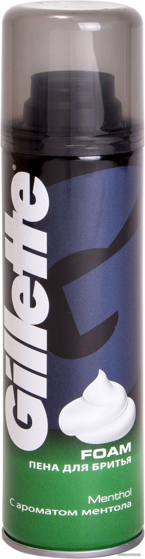 Пена для бритья Gillette Menthol (200 мл)