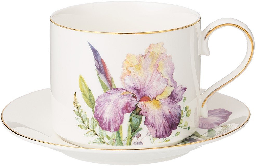 

Чашка с блюдцем Lefard Irises 590-469