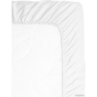 Евро комплект постельного белья Loon Adelina (евро, наволочка 70x70, белый)