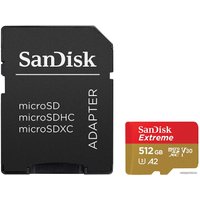 Карта памяти SanDisk Extreme SDSQXA1-512G-GN6MA 512GB (с адаптером)