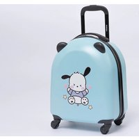 Чемодан-спиннер Ecotope Собака 324-E-2-16-LBL (голубой)