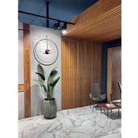 Настенные часы BALANCE HOME MOON 100 см (черный)