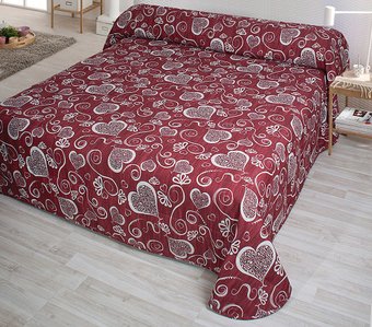 Покрывало Loon Амур 240x240 (бордовый)