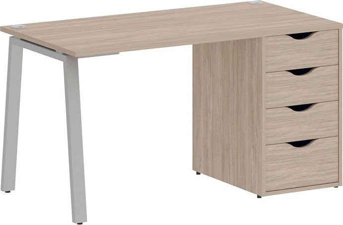 

Стол Riva Home Office VR.SP-3-138.4.A Silver (дуб аттик)