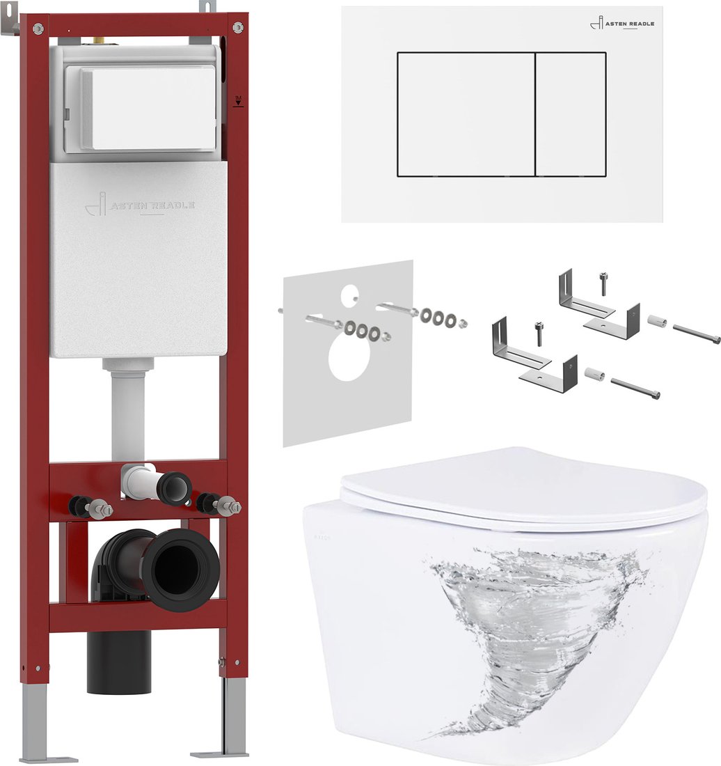 

Унитаз подвесной Asten Readle Zentralmodul AR0601-205W