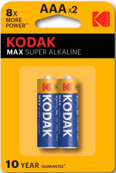 

Батарейка Kodak МАХ LR03-2BL K3A-2 30952874-RU1