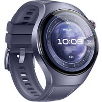 Умные часы Huawei Watch 5 46 мм (фиолетовый, с фиолетовым силиконовым ремешком, международная версия)