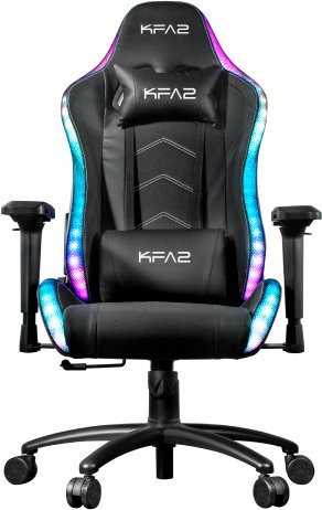

Игровое (геймерское) кресло KFA2 01 RGB SE (черный)