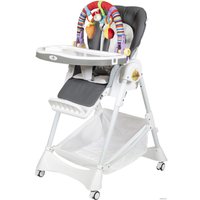 Высокий стульчик ForKiddy Podium Toys 0+ (темно-серый, дуга зайка)