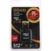 Карта памяти DiGoldy Extreme Pro microSDXC 512GB DG512GCSDXC10UHS-1-ELU3 (с адаптером)