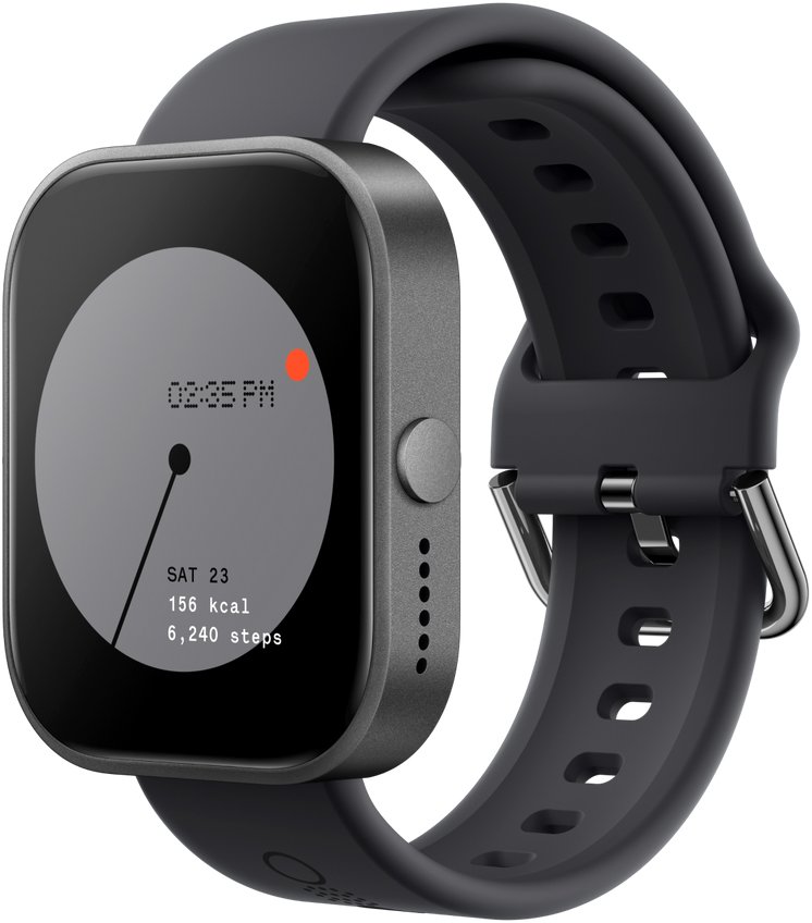 

Умные часы CMF Watch Pro (темно-серый, черный силиконовый ремешок)