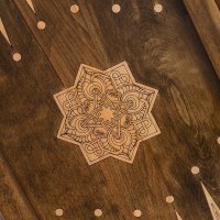 Шашки/нарды Mirzoyan Золотой Узор 1 am019