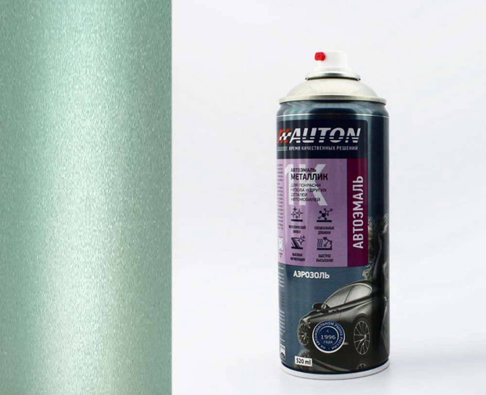 

Автомобильная краска Auton металлик - 308 Осока - - аэр. 520 мл