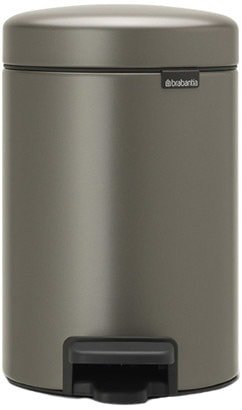

Мусорное ведро Brabantia Pedal Bin NewIcon 3 л (платиновый)