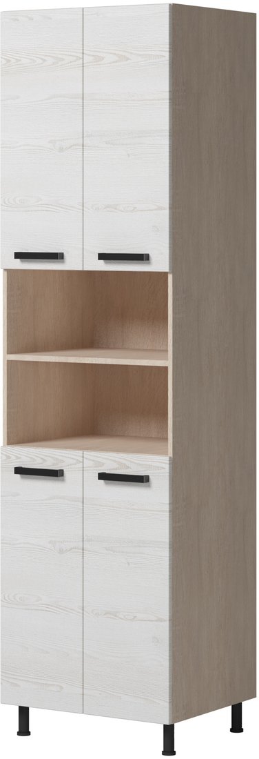 

Шкаф-пенал Genesis Мебель Алиса Лофт 600 (дуб сонома/сосна белый)