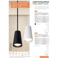 Подвесная люстра Wolta WSL-GU10/P11BL