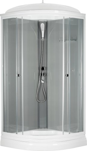 Душевая кабина Saniteco SNT-84 90х90 (серый/прозрачное стекло)