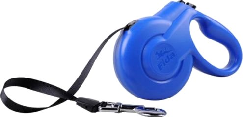 

Поводок-рулетка Fida Styleash лента 5 м S 202583 (синий)