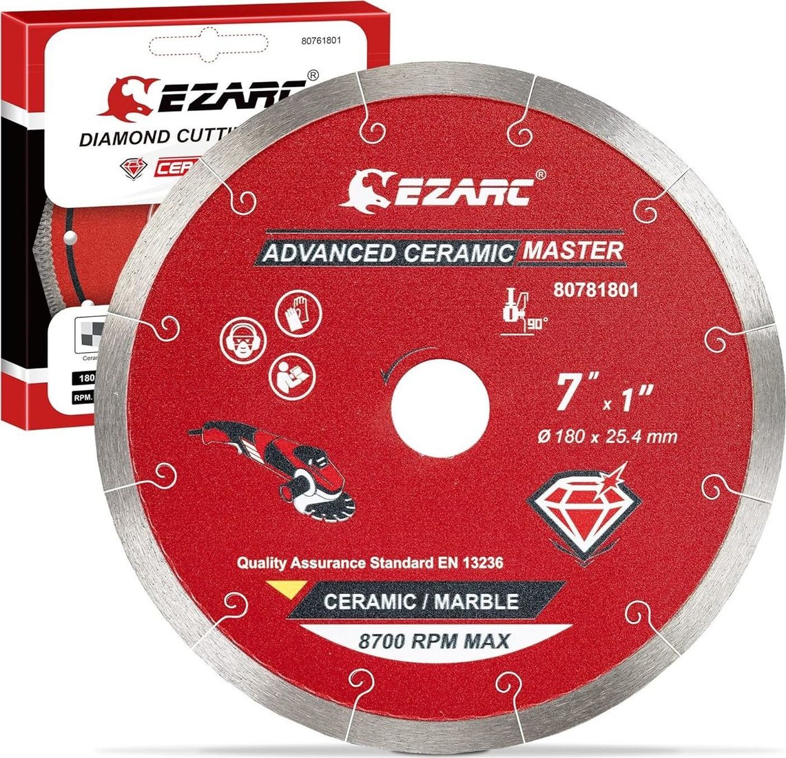 

Отрезной диск алмазный Ezarc 80781801 (1 шт)