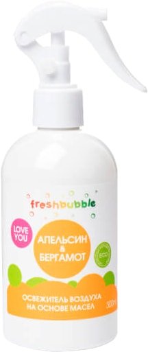 

Освежитель воздуха Freshbubble Экологичный Апельсин и бергамот 300 мл