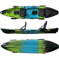 Байдарка BarrakuDA SOT390 (черный/зеленый/синий)