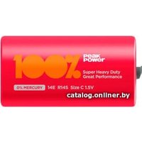 Батарейка PeakPower Super Heavy Duty C 2 шт. R14/C-2SH
