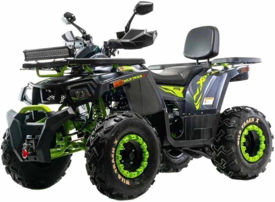 

Квадроцикл Motoland 200 Wild Track X Winch (желтый/черный)