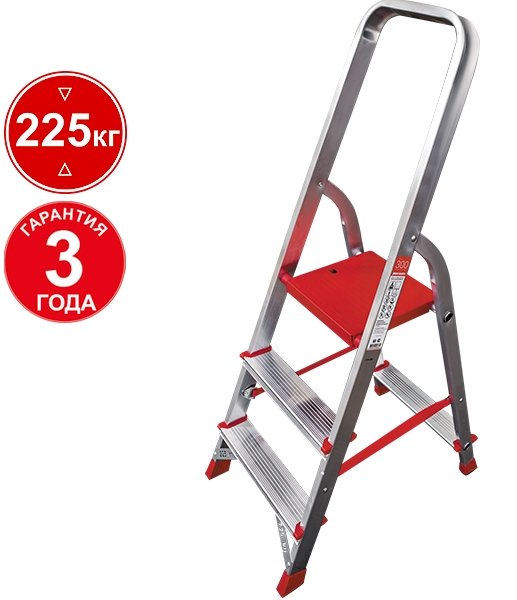 

Лестница-стремянка Новая высота NV 311 алюминиевая профессиональная 3 ступени