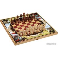 Шахматы/шашки/нарды Саванна Куликовская битва sh-039 (большие) в Бобруйске