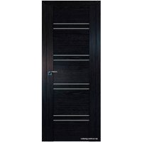 Межкомнатная дверь ProfilDoors 2.80XN R 60x200 (дарк браун, стекло матовое)