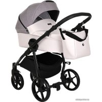 Универсальная коляска Tutis Novo (2 в 1, 043, pearl metalic/grey reflective print)