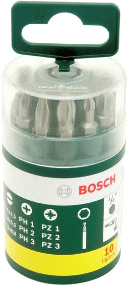 

Набор бит Bosch 2607019454 10 предметов