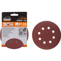 Набор шлифлистов Gepard GP5001-240 (5 шт)