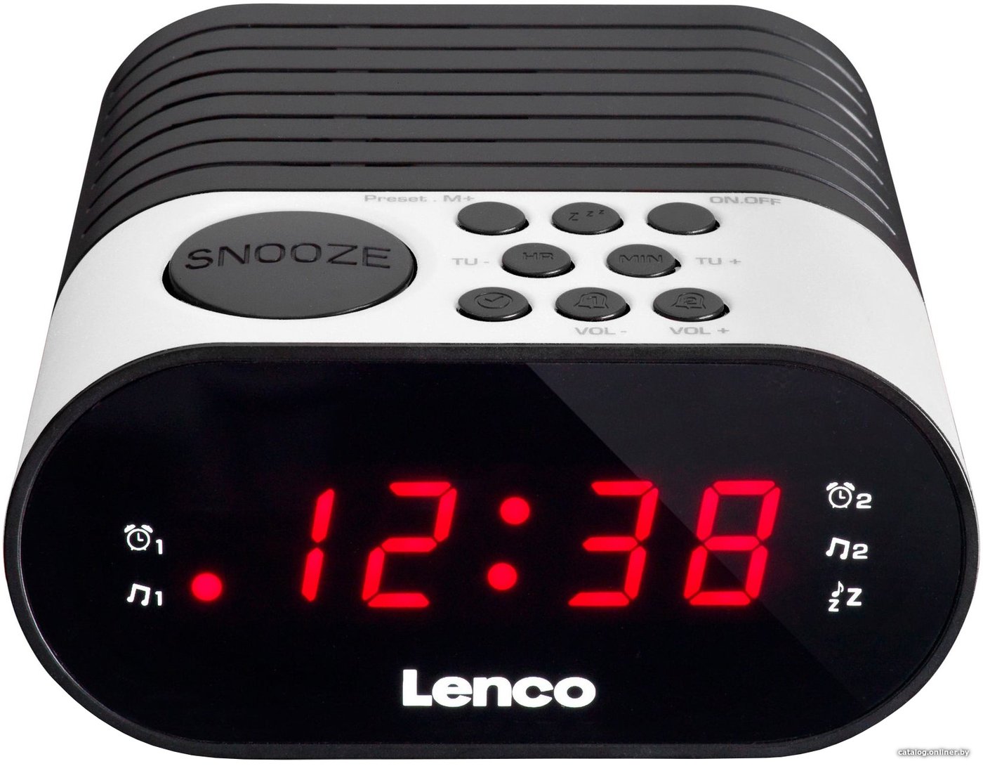 Настольные часы Lenco CR-07 (белый)